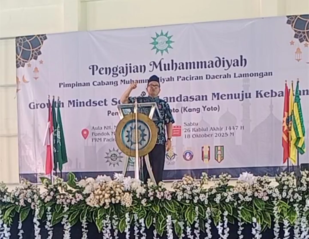 Pengajian PCM Paciran: Pak Yoto Tekankan Growth Mindset sebagai Jalan Kebaikan